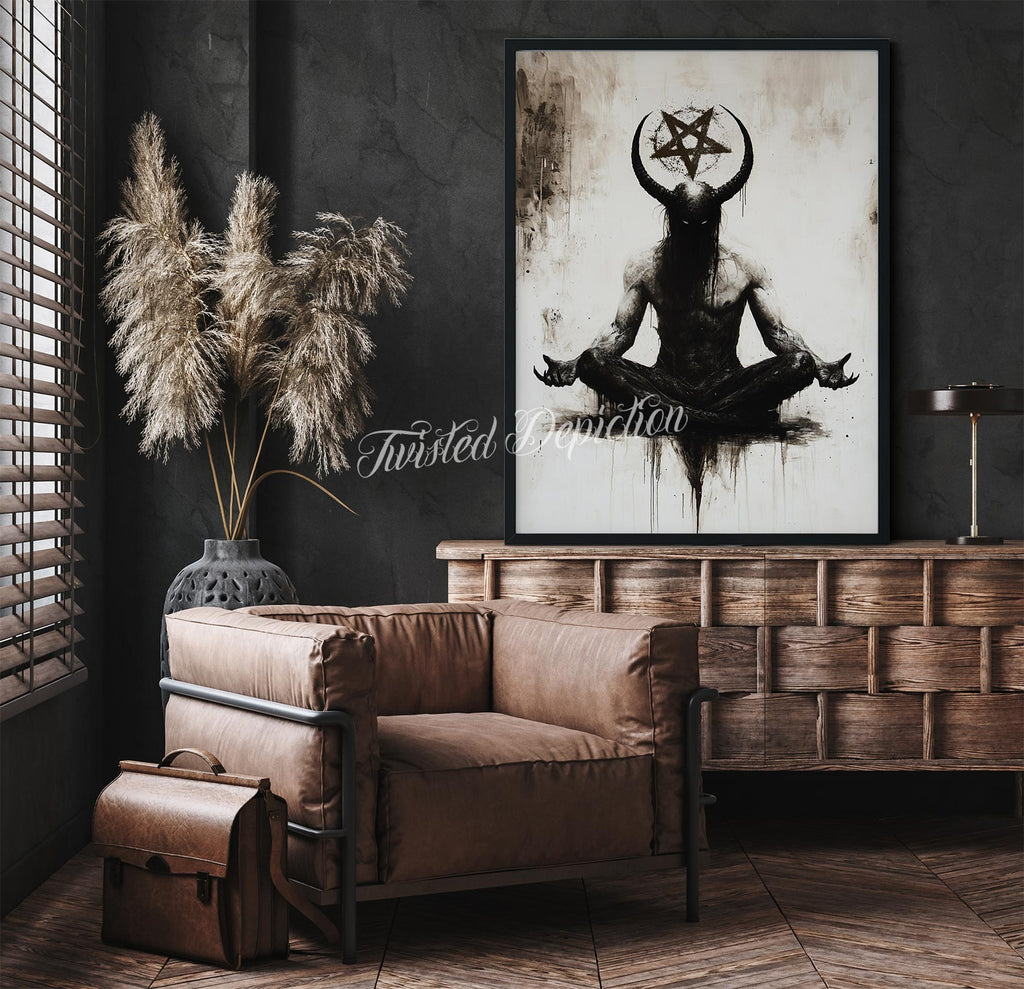 satanic fine art painting