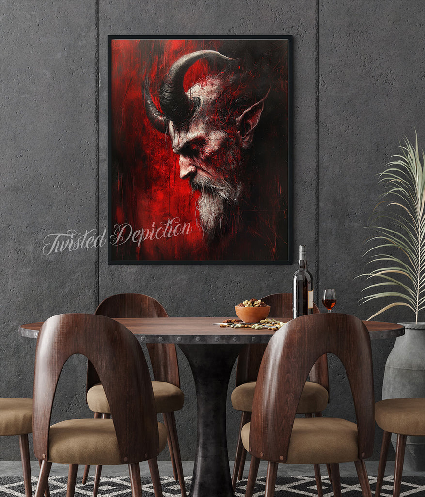 devil portrait art