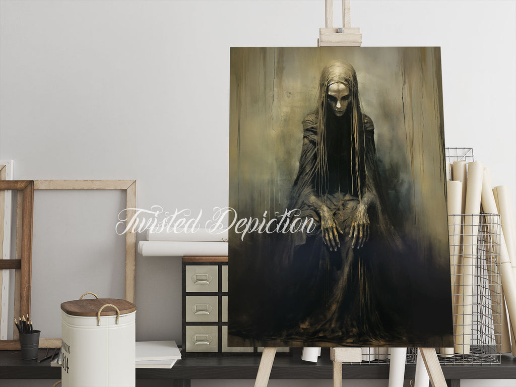 ancient witch fine art painting