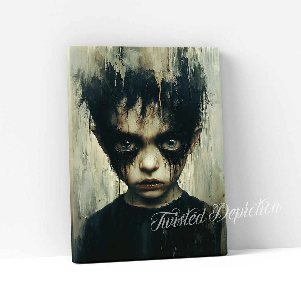 black sheep dark art painting