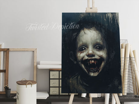 Horror child one-off art piece