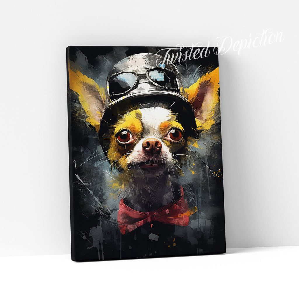 Chihuahua canvas artwork