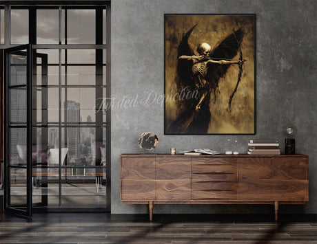 carrion cupid dark art print