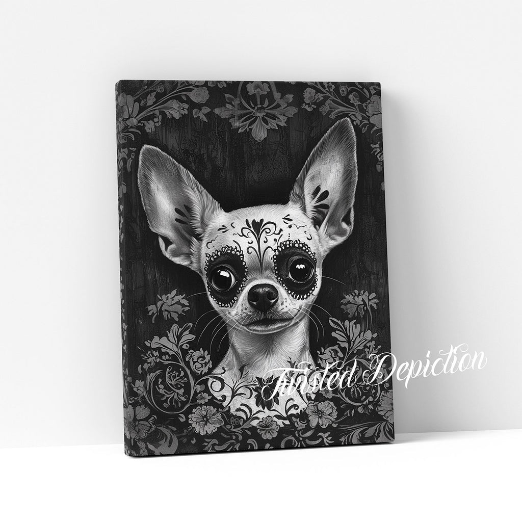 day of the dead dog art