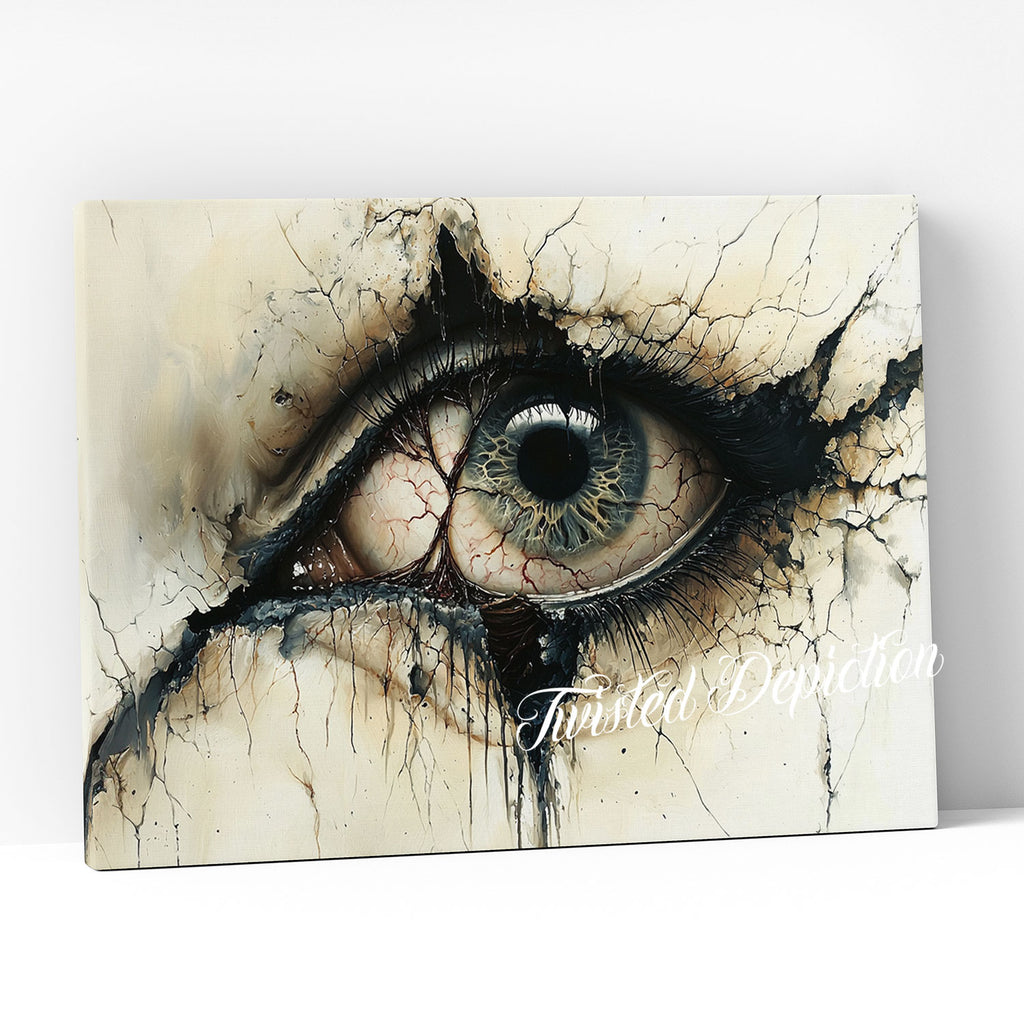 morbid eyeball wall art