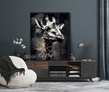 fine art giraffe painting