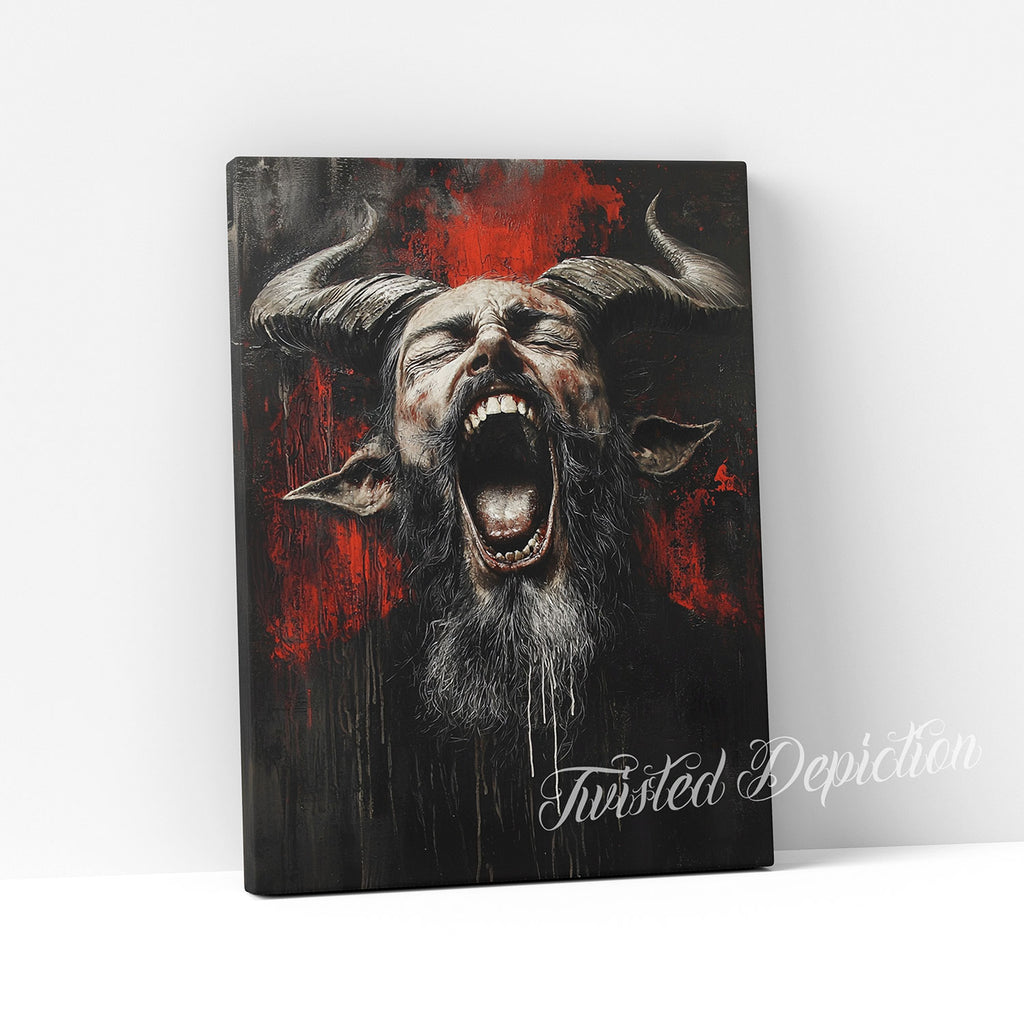 devil canavs art