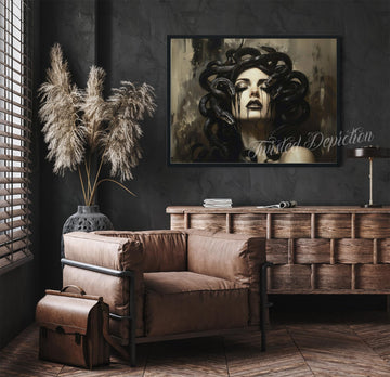 medusa fine art painting