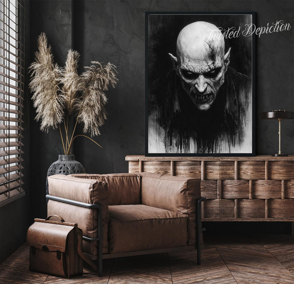 nosferatu vampire painting
