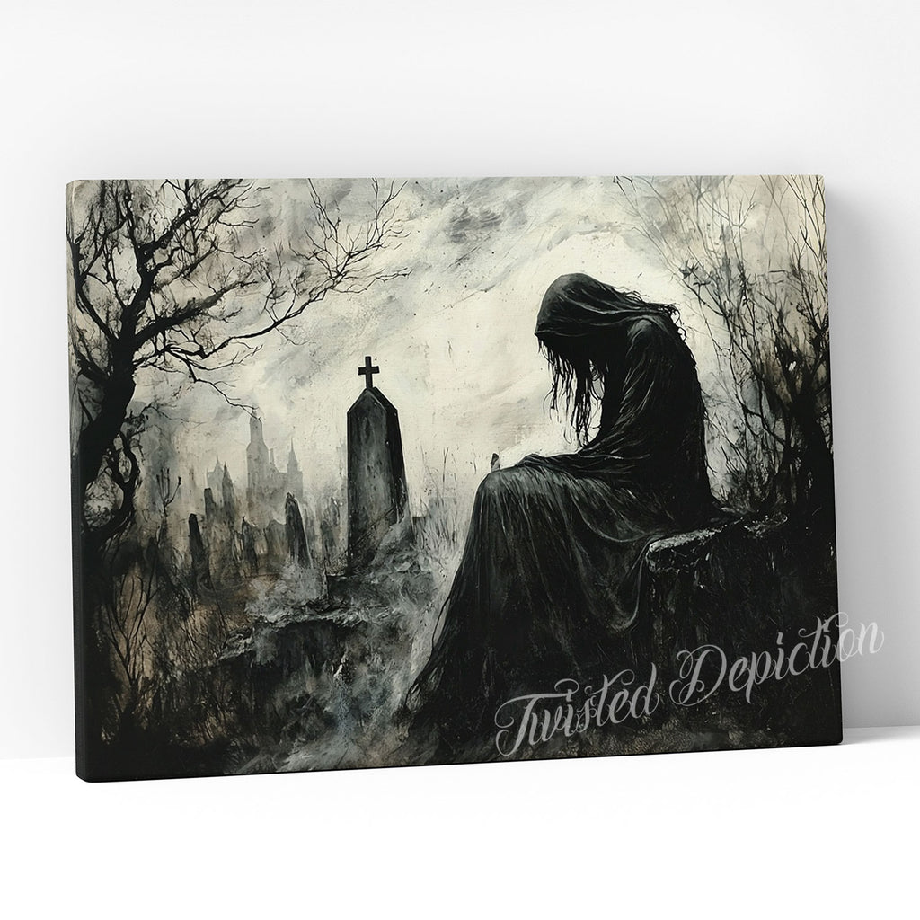 reaper canvas art painting