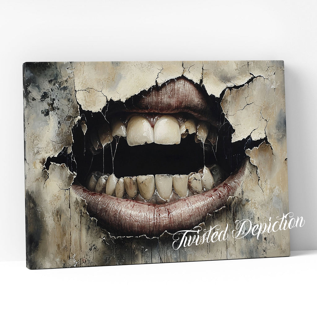 morbid smile teeth art