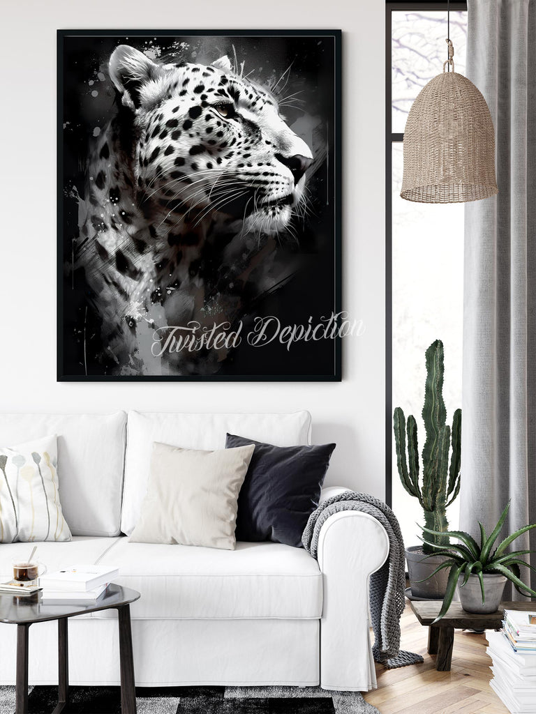snow leopard painting canada