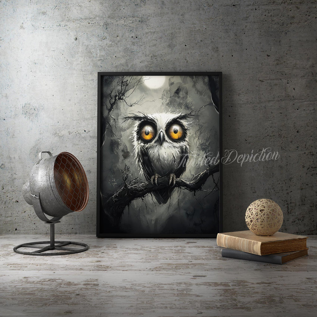 owl printable art prints commercial use
