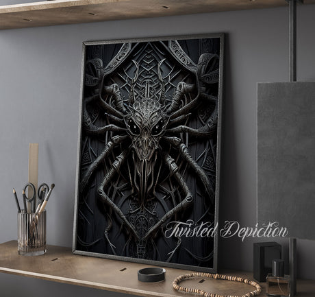 biomechanical hrgiger spider