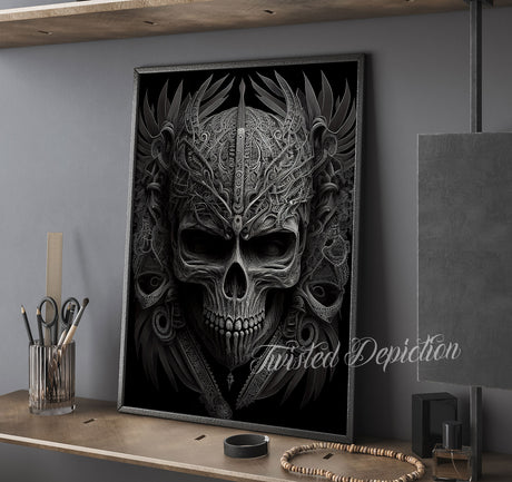 Biomechanical Skull Prince art