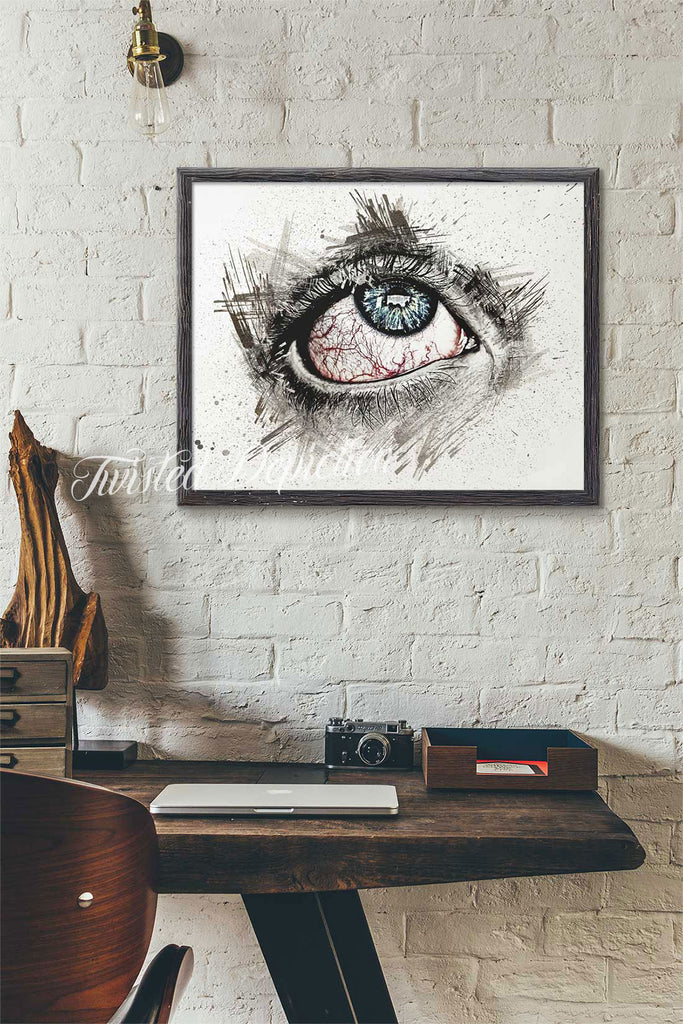 fine art eyeball art