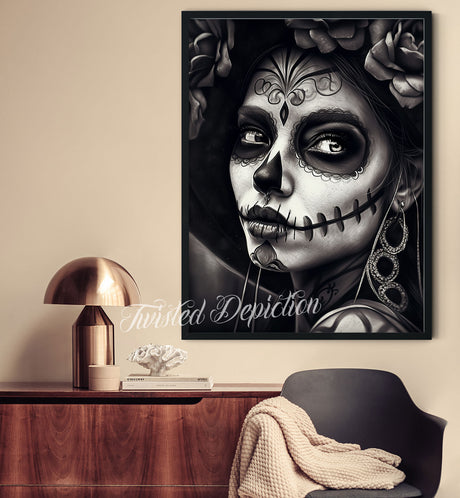 Dia De Los Muertos Girl art