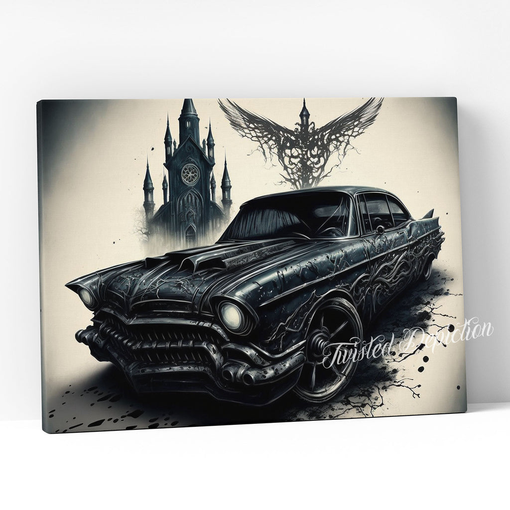 gothic classic car art canada