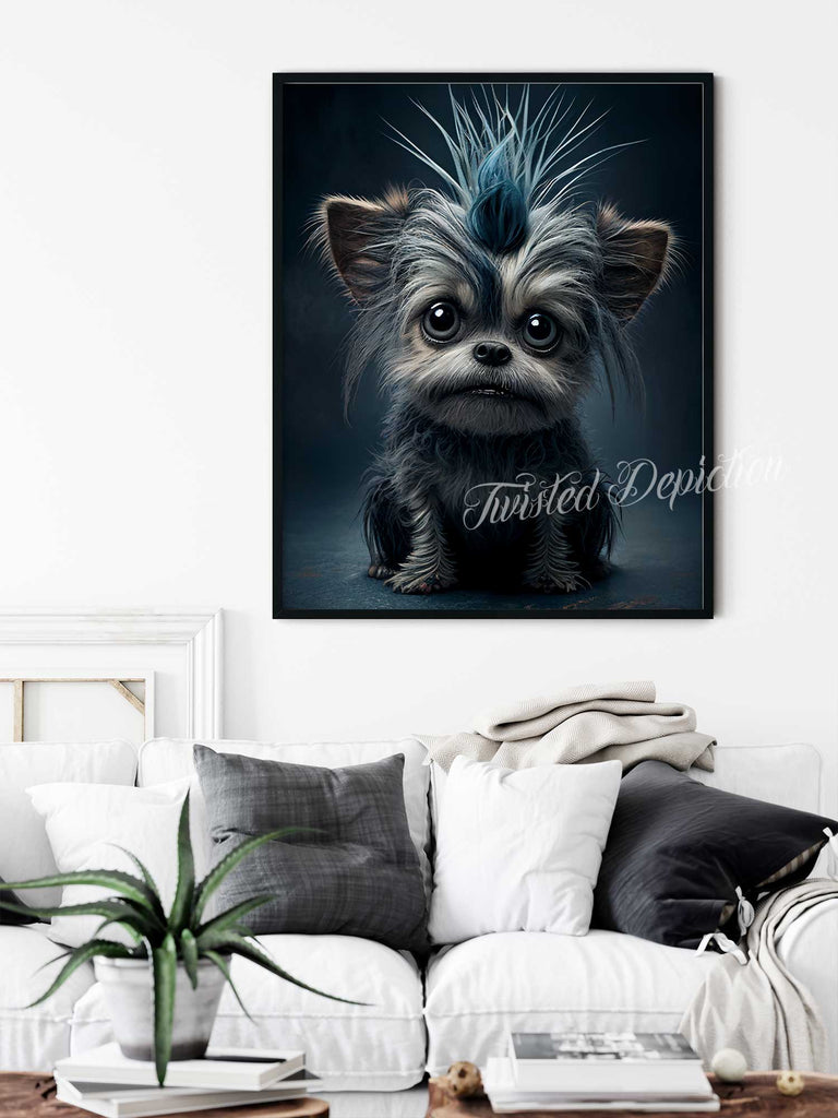 Yorkshire Terrier funny wall art
